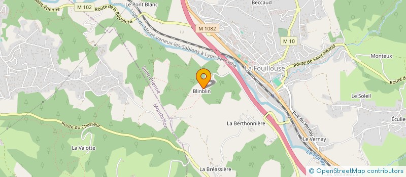 localisation de l'entreprise MJ3A MARKET  LA FOUILLOUSE