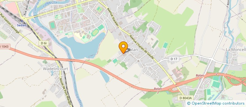 localisation de l'entreprise MJ3F  BALAN