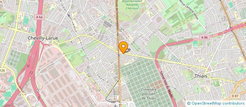 localisation de l'entreprise MJ7 AUTOS  THIAIS