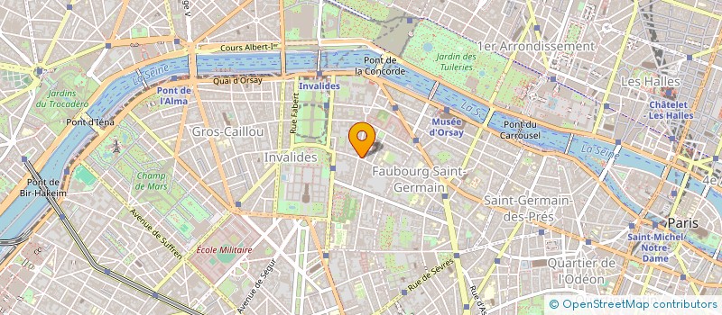 localisation de l'entreprise MJA  PARIS