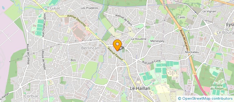 localisation de l'entreprise MJA  LE HAILLAN