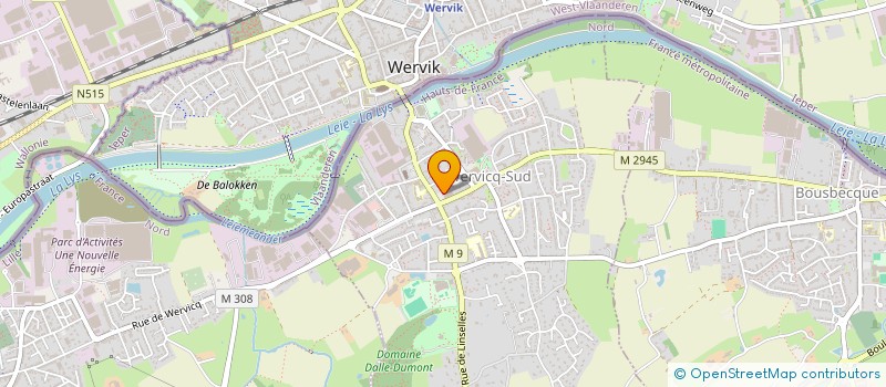 localisation de l'entreprise MJA  WERVICQ-SUD