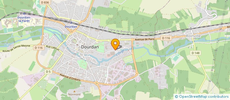 localisation de l'entreprise MJA PIZZA ARTISANALE à DOURDAN
