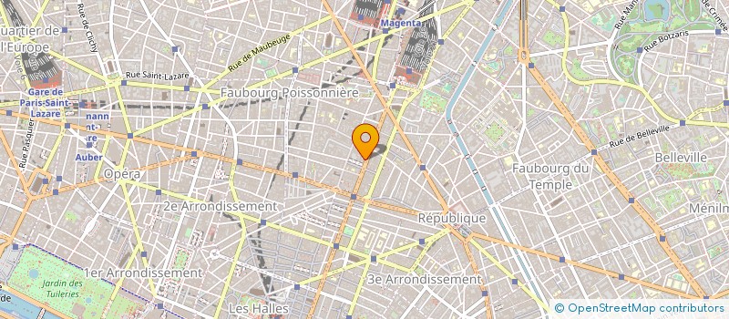 localisation de l'entreprise MJA SARL  PARIS