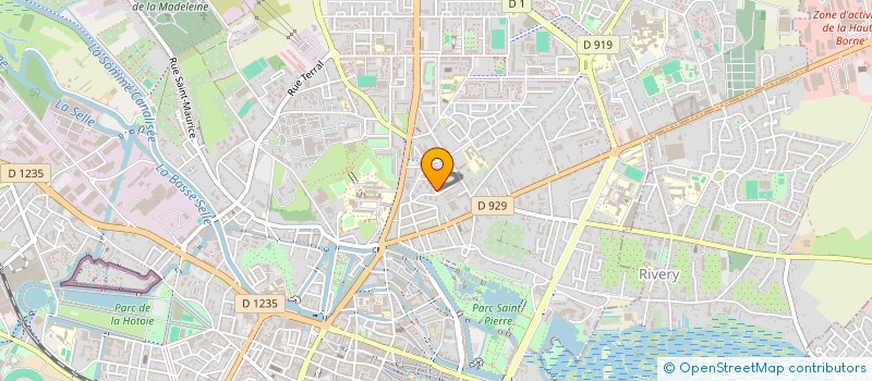 localisation de l'entreprise MJA TRANS  AMIENS