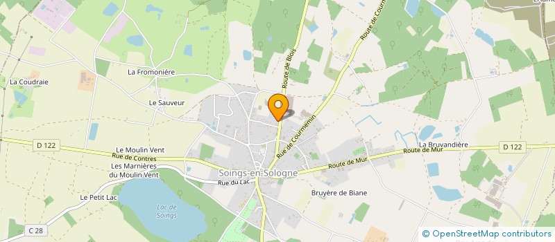 localisation de l'entreprise MJA VITRO-CONSULTING à SOINGS-EN-SOLOGNE