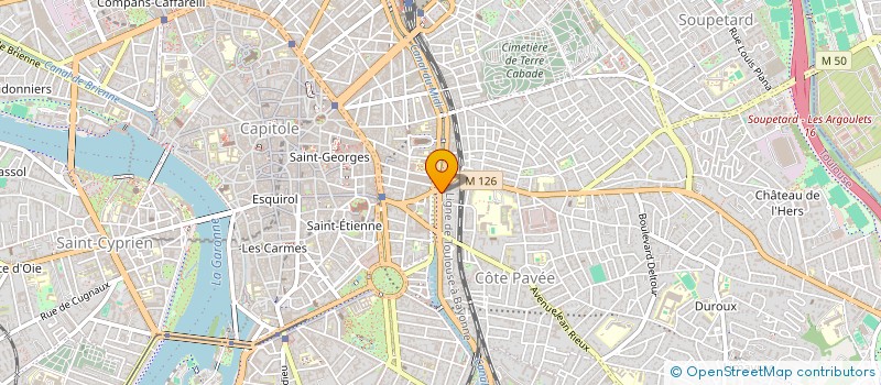 localisation de l'entreprise MJAF DISTRI  TOULOUSE