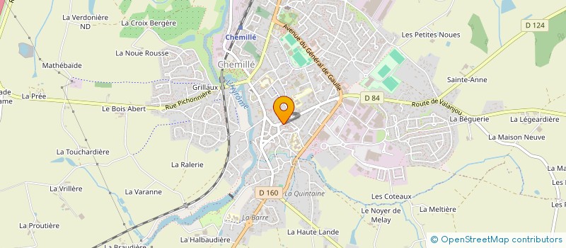 localisation de l'entreprise MJAK  CHEMILLE-EN-ANJOU