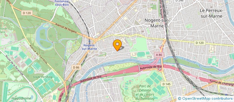 localisation de l'entreprise MJAM PRODUCTIONS à NOGENT-SUR-MARNE