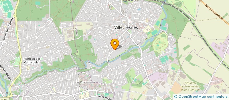 localisation de l'entreprise MJAS à VILLECRESNES