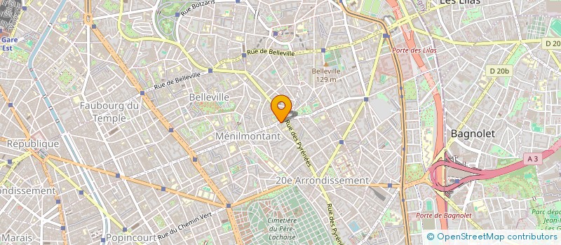 localisation de l'entreprise MJB  PARIS