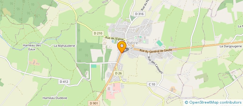 localisation de l'entreprise MJB  SAINT-PIERRE-EGLISE