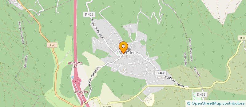 localisation de l'entreprise MJB à BELCODENE