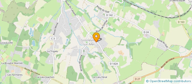 localisation de l'entreprise MJB  GONNEVILLE-SUR-MER