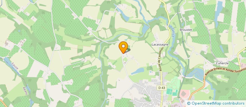 localisation de l'entreprise MJB & ASSOCIES  EAUZE