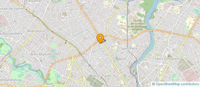 localisation de l'entreprise MJB IMMOBILIER à NANTES