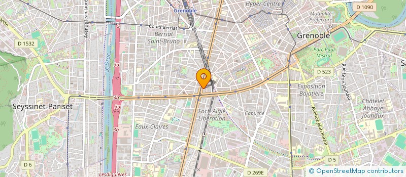 localisation de l'entreprise MJB IMMOBILIER  GRENOBLE