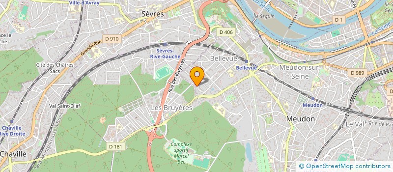 localisation de l'entreprise MJB PRODUCTION  MEUDON