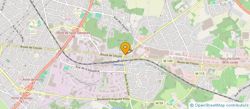 localisation de l'entreprise MJBC à SAINT-SEBASTIEN-SUR-LOIRE