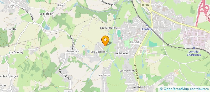 localisation de l'entreprise MJBH  LENTILLY