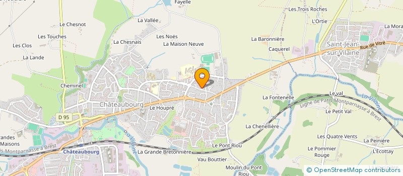 localisation de l'entreprise MJBM  CHATEAUBOURG