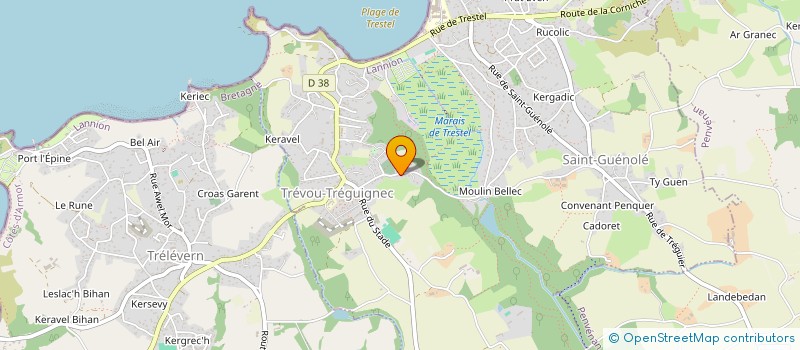 localisation de l'entreprise MJBOD  TREVOU-TREGUIGNEC