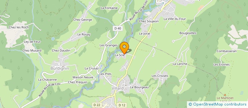 localisation de l'entreprise MJBS  VILLARD