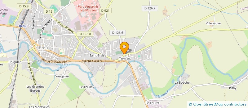 localisation de l'entreprise MJC à BROU