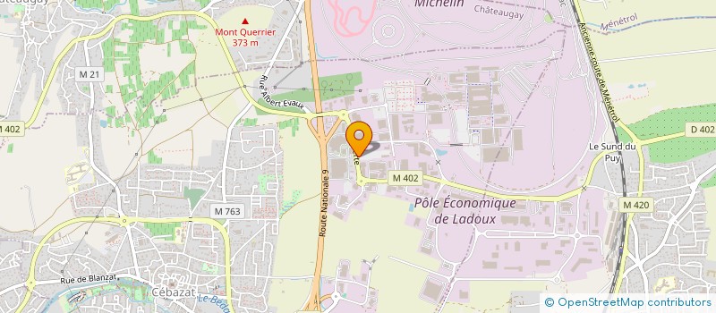 localisation de l'entreprise MJC  ORCINES