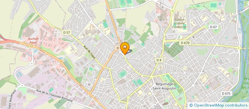 localisation de l'entreprise MJC à SAINT QUENTIN