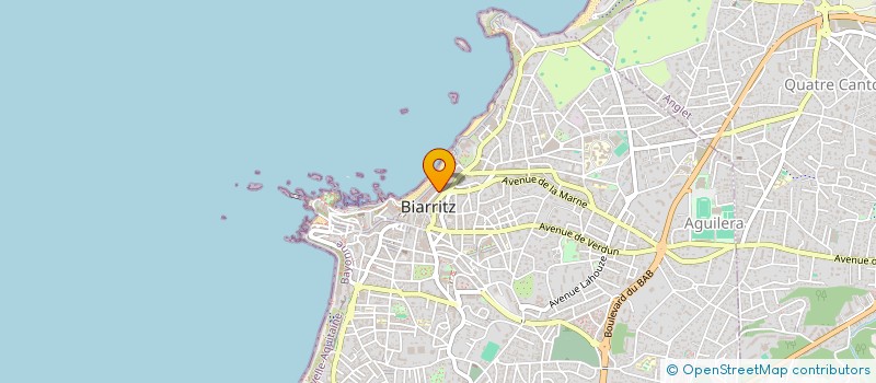 localisation de l'entreprise MJC à BIARRITZ