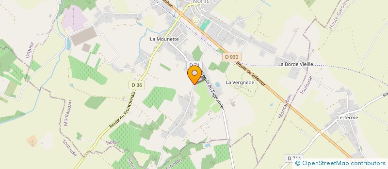 localisation de l'entreprise MJC à NOHIC