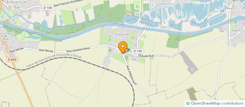 localisation de l'entreprise MJC  FRESSIES