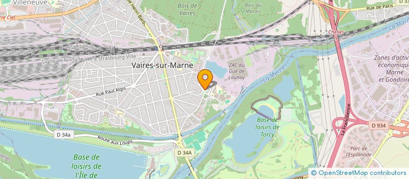 localisation de l'entreprise MJC  VAIRES-SUR-MARNE