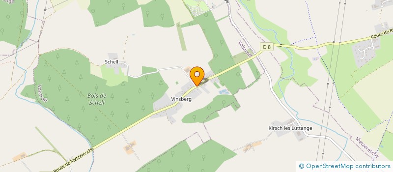 localisation de l'entreprise MJC  VOLSTROFF