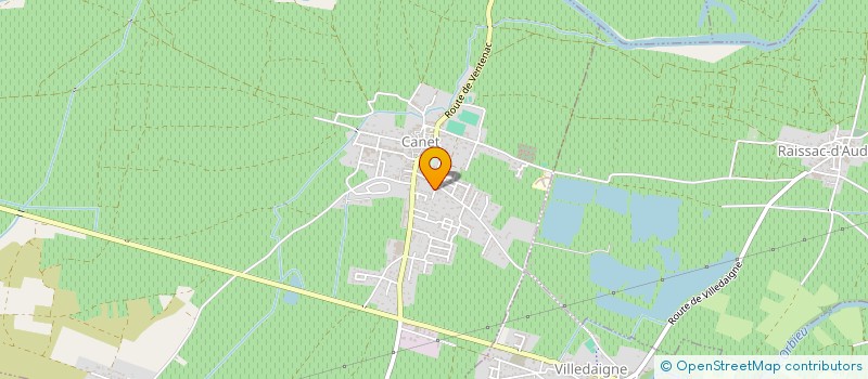 localisation de l'entreprise MJC CANET D'AUDE - MAISON DES JEUNES ET DE LA CULTURE  CANET