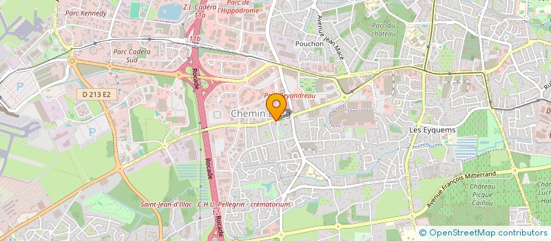 localisation de l'entreprise MJC CLAL  MERIGNAC