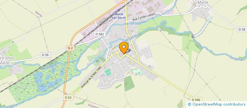 localisation de l'entreprise MJC CLAUDE CHASSAN à MARLE