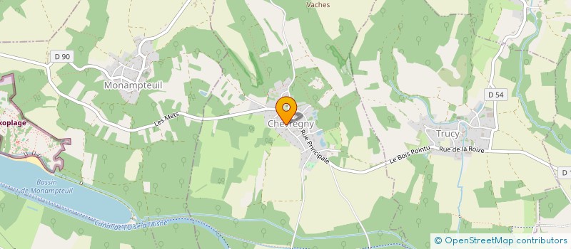 localisation de l'entreprise MJC CONSTRUCTION  CHEVREGNY