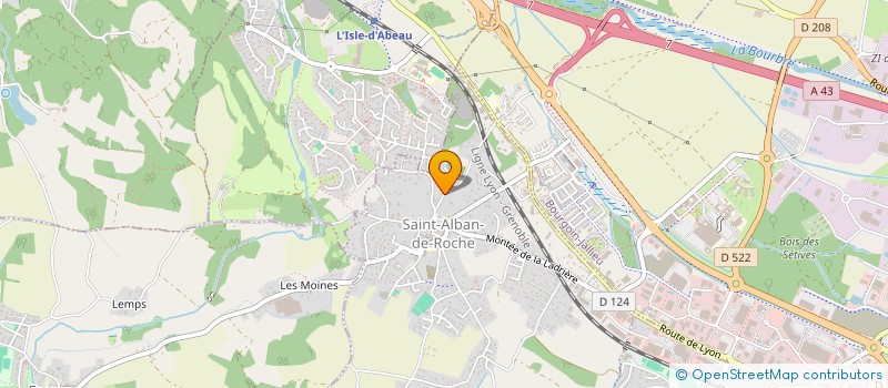 localisation de l'entreprise MJC CONSTRUCTION  SAINT-ALBAN-DE-ROCHE