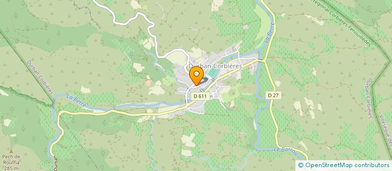 localisation de l'entreprise MJC DE DURBAN CORBIERES SECTION YOGA  DURBAN-CORBIERES