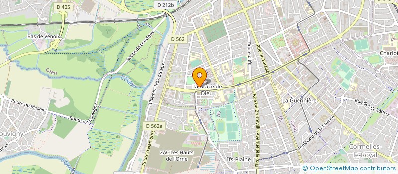 localisation de l'entreprise MJC DE LA GRACE DE DIEU à CAEN