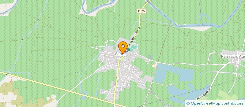 localisation de l'entreprise MJC  DE LUC SUR ORBIEU  LUC-SUR-ORBIEU