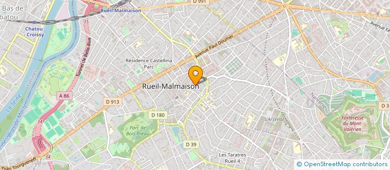 localisation de l'entreprise MJC DE RUEIL à RUEIL-MALMAISON