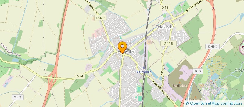 localisation de l'entreprise MJC DEGERT  BOLLWILLER