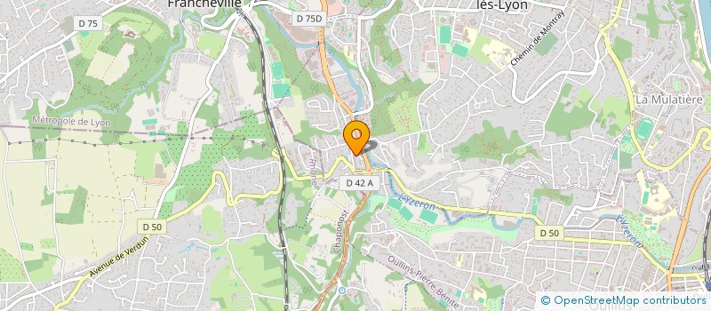 localisation de l'entreprise MJC DISTRIB 69  SAINTE-FOY-LES-LYON