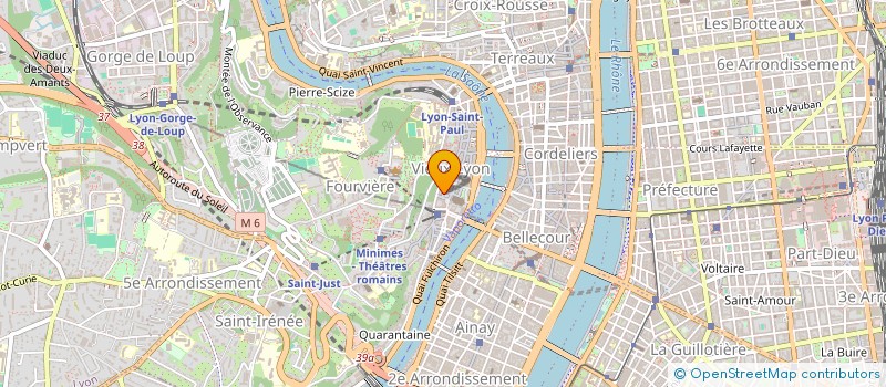 localisation de l'entreprise MJC DU VIEUX LYON  LYON