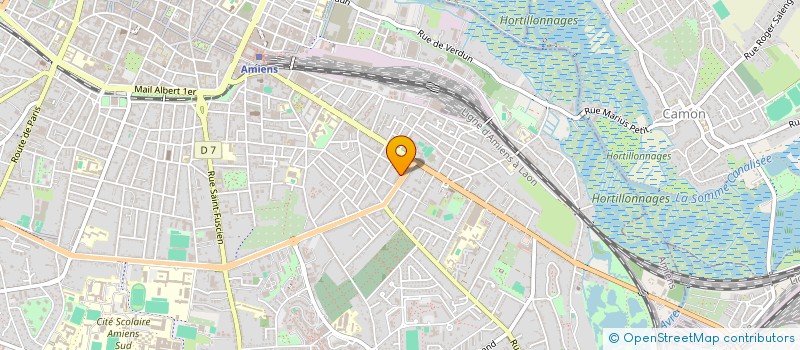 localisation de l'entreprise MJC FRANCESCA  AMIENS