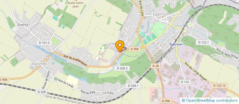localisation de l'entreprise MJC IMMO à EPERNON