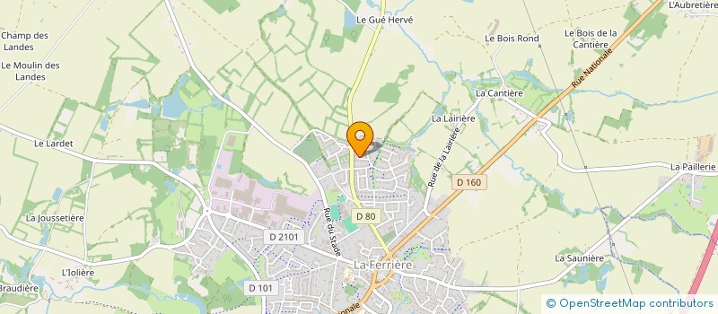 localisation de l'entreprise MJC LOC à LA FERRIERE